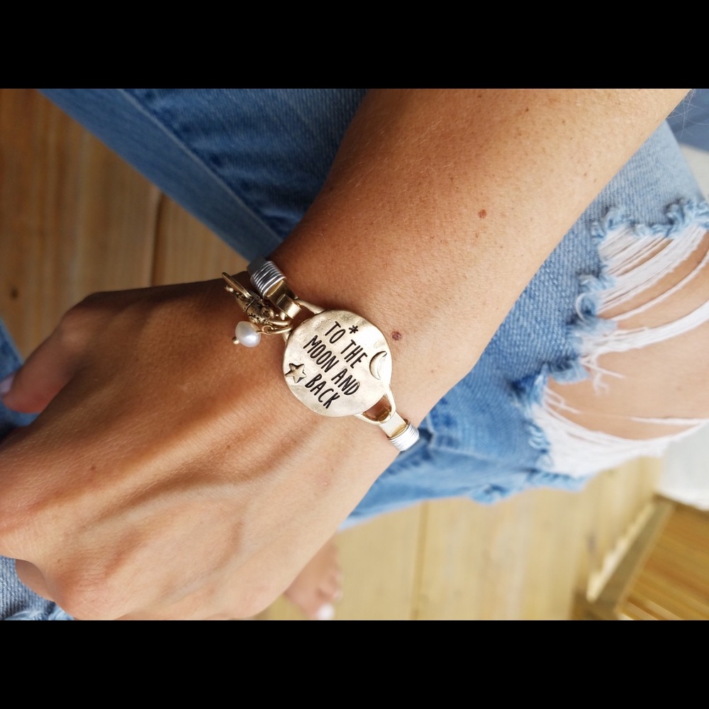 “To the moon & back” bracelet - Picture 6 of 6